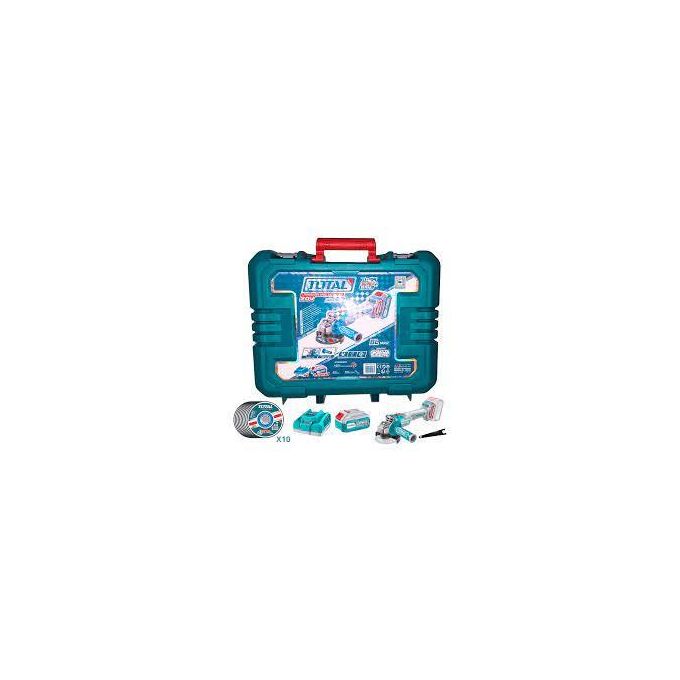 TOTAL TAGLI211541 Cordless Angle Grinder (20V, 115mm)