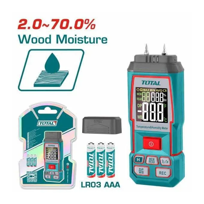 TOTaL TETWM01 Digital Moisture Meter